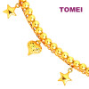 TOMEI Galaxy Love Bracelet, Yellow Gold 916 (IM-B23WA1645-1C)
