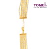 TOMEI Dual-Tone Lusso Italia Layered Beads and Tube Bracelet, Yellow Gold 916 (IM-F159BR-2C)
