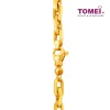 TOMEI Lusso Italia Link Chain Bracelet, Yellow Gold 916 (IM-XXHOB10617-1C)