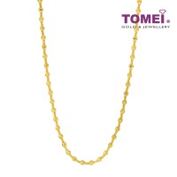 TOMEI Lusso Italia, Ecletic Ball Necklace, Yellow Gold 916 (IN-H6103-5-1C)