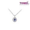 TOMEI Blue Sapphire Diamond Pendant, White Gold 750 (P7WSDW0MNW025-MF)