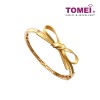 TOMEI Ribbon Bliss Bangle, Yellow Gold 916 (WS-YG1177B-1C)