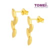 TOMEI Leaf Earrings, Yellow Gold 916 (WS-YG1277E-1)