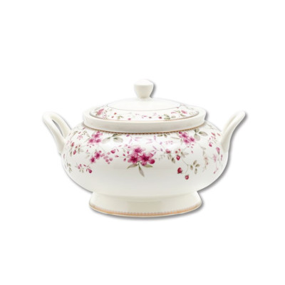 Vantage Pink Strawberry Blossom Soup Tureen (FR7)