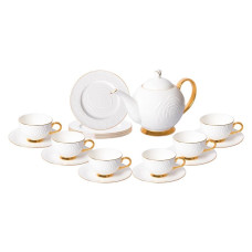 Vantage Royale 20pcs Bailey Rose Tea Set (Embossed Rose)